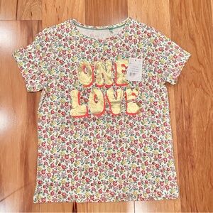 Mini Boden Floral Tee